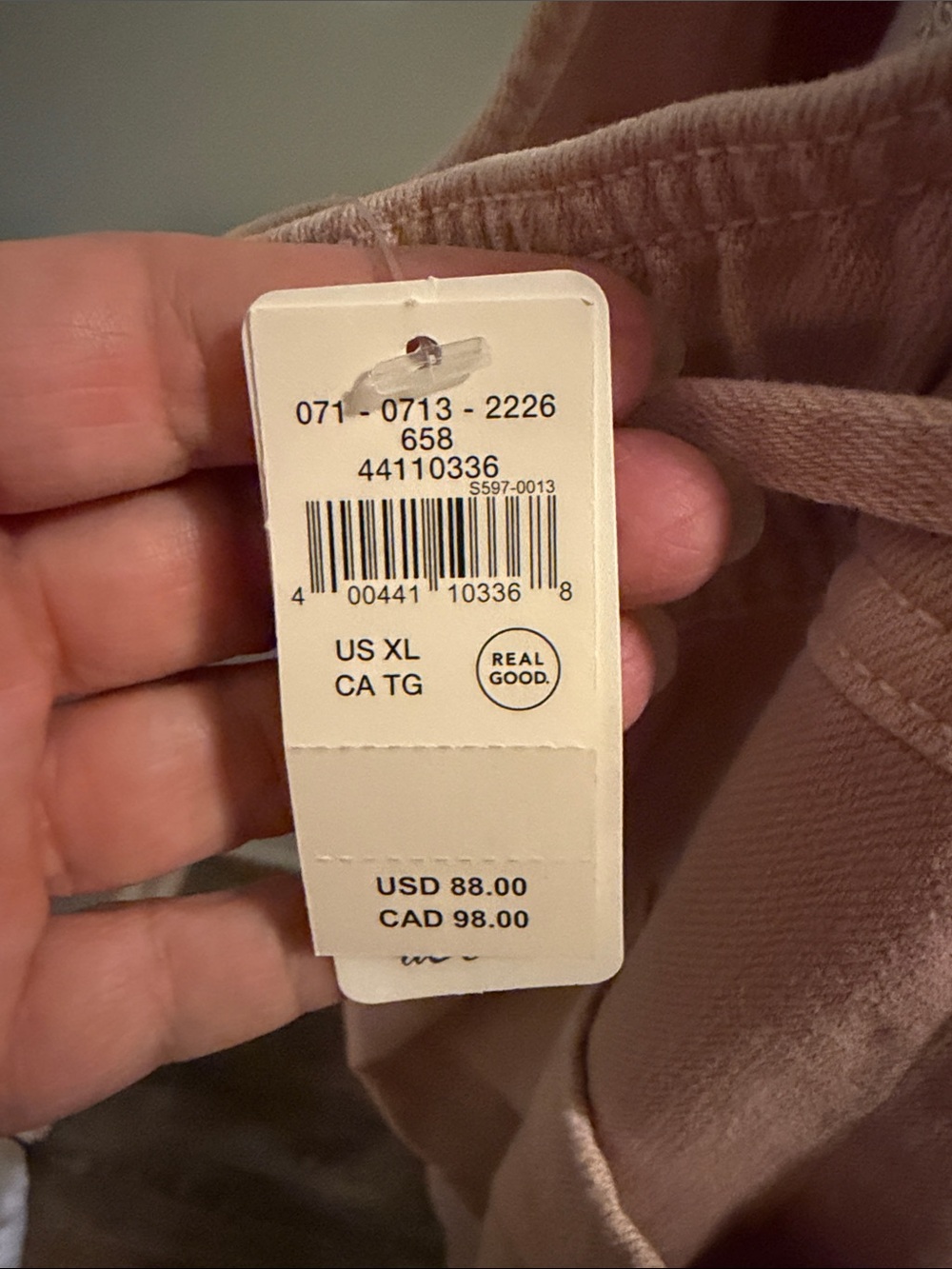 aerie Dusty Pink Utility Jumpsuit Overalls - Picture 6 of 6
